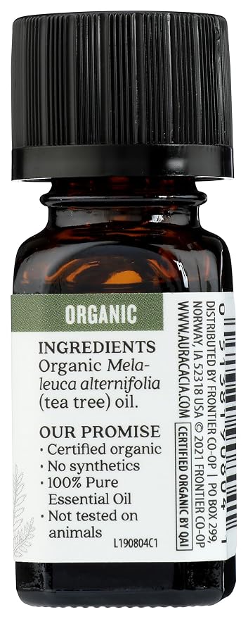 Aceite Esencial Orgánico de Árbol de Té 0.25 fl. oz. miniatura 5
