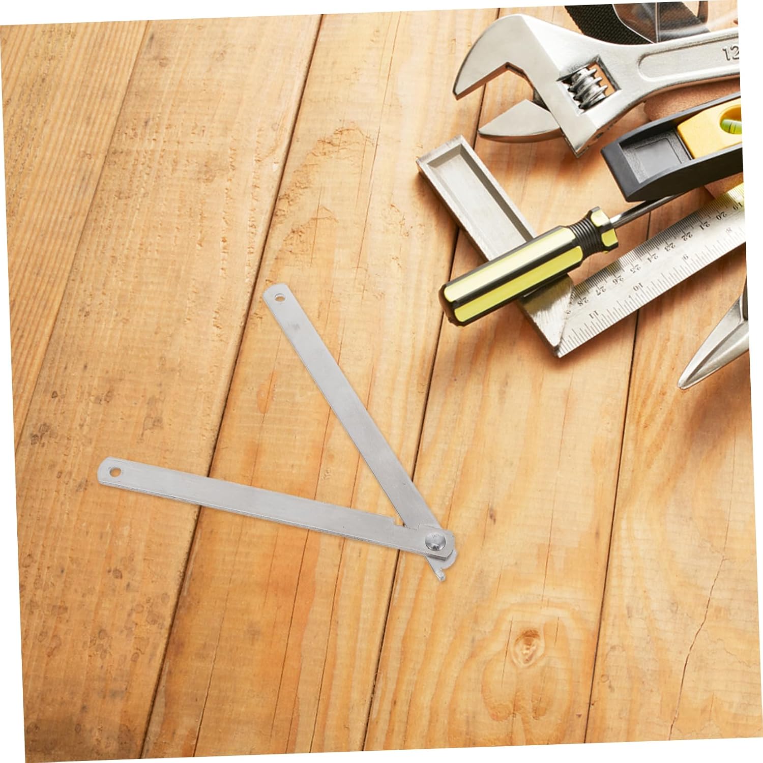 2pcs Folding Hinges Heavy Duty Stainless Steel Table Connectors for Foldable Table Legs