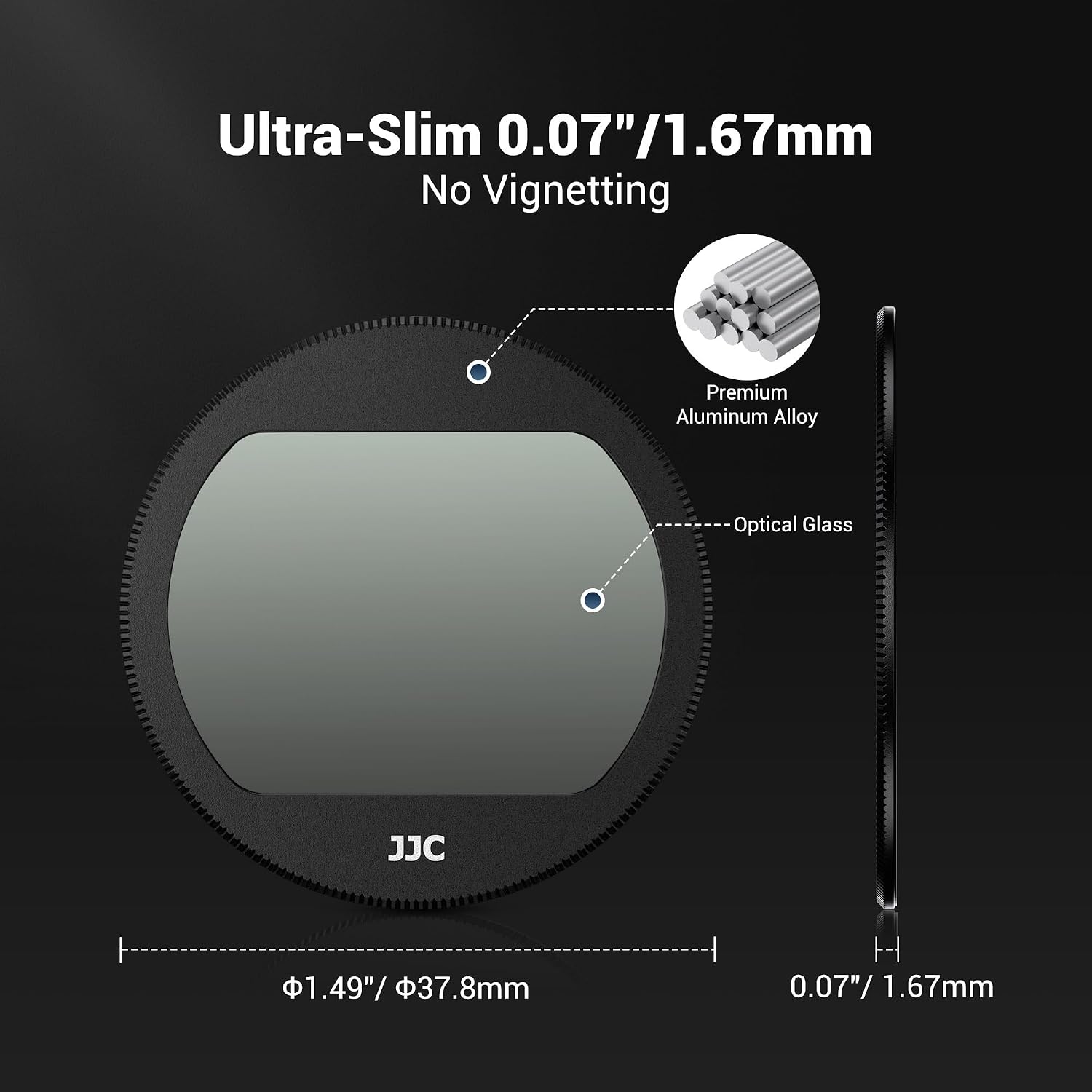 Adherent Lumix ZS99 UV Protective Filter for Panasonic Lumix ZS99 TZ99 Digital Camera, Aluminum Frame,36 Layers Mulit-Coated UV Ultraviolet Filter 99.5% Light Transmittance Water Oil Scratch Resistant