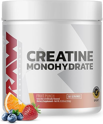 Miniatura 28 de RAW Nutrition Creatina monohidrato en polvo, sin sabor (30 porciones) – Suplemento de monohidrato de creatina micronizada para rendimiento