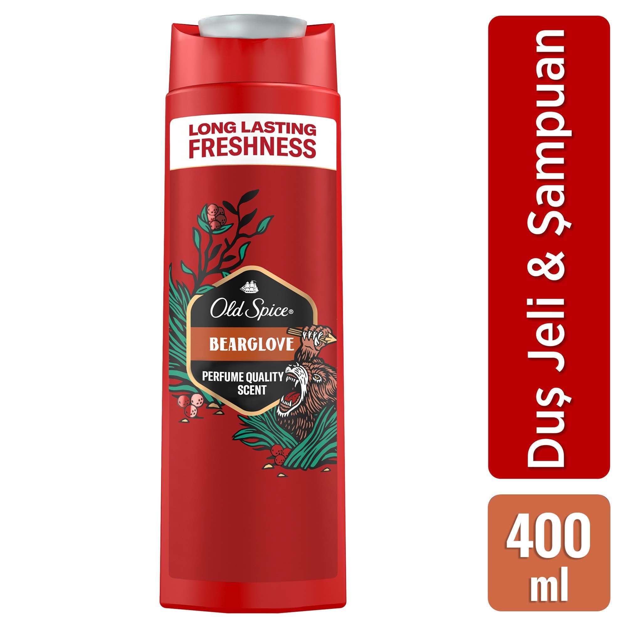 Old Spice Bearglove Erkekler İçin Duş Jeli ve Şampuan 400 ml