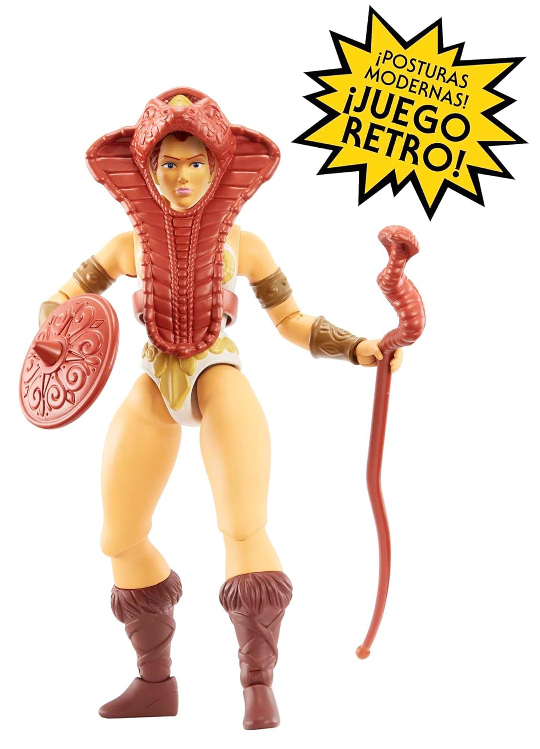 Masters of The Universe Origins Teela 5.5-in Action Figure, Battle Figure for Storytelling Play and Display, Gift for 6 to 10-Year-Olds and Adult Collectors