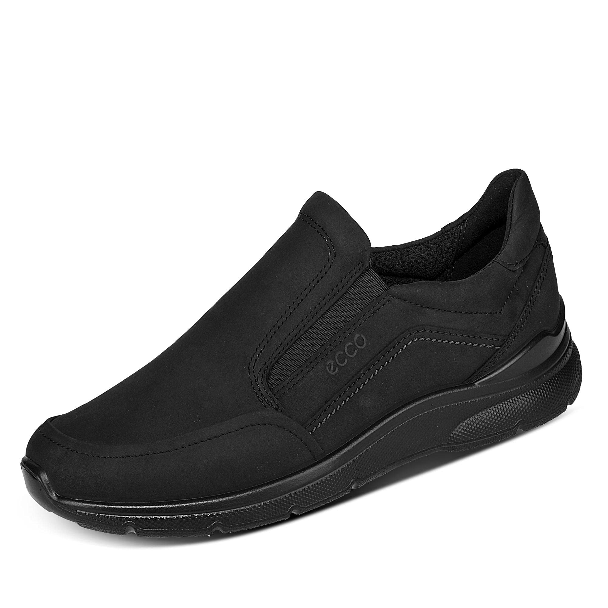 ECCO Men's Irving Lace-Up Flats, Black, 7.5 UK (41 EU)