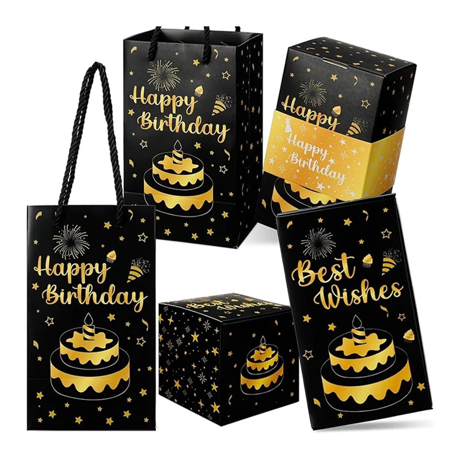 2 Paquetes De Cajas Sorpresa Explosión Plegables Para Fiestas