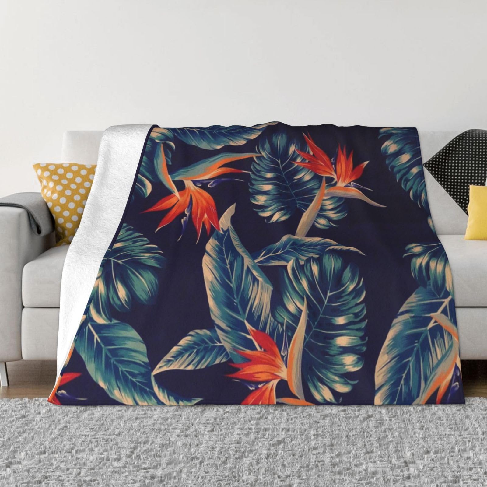 Couverture hawaïenne en flanelle légère : idéal pour le confort au bureau