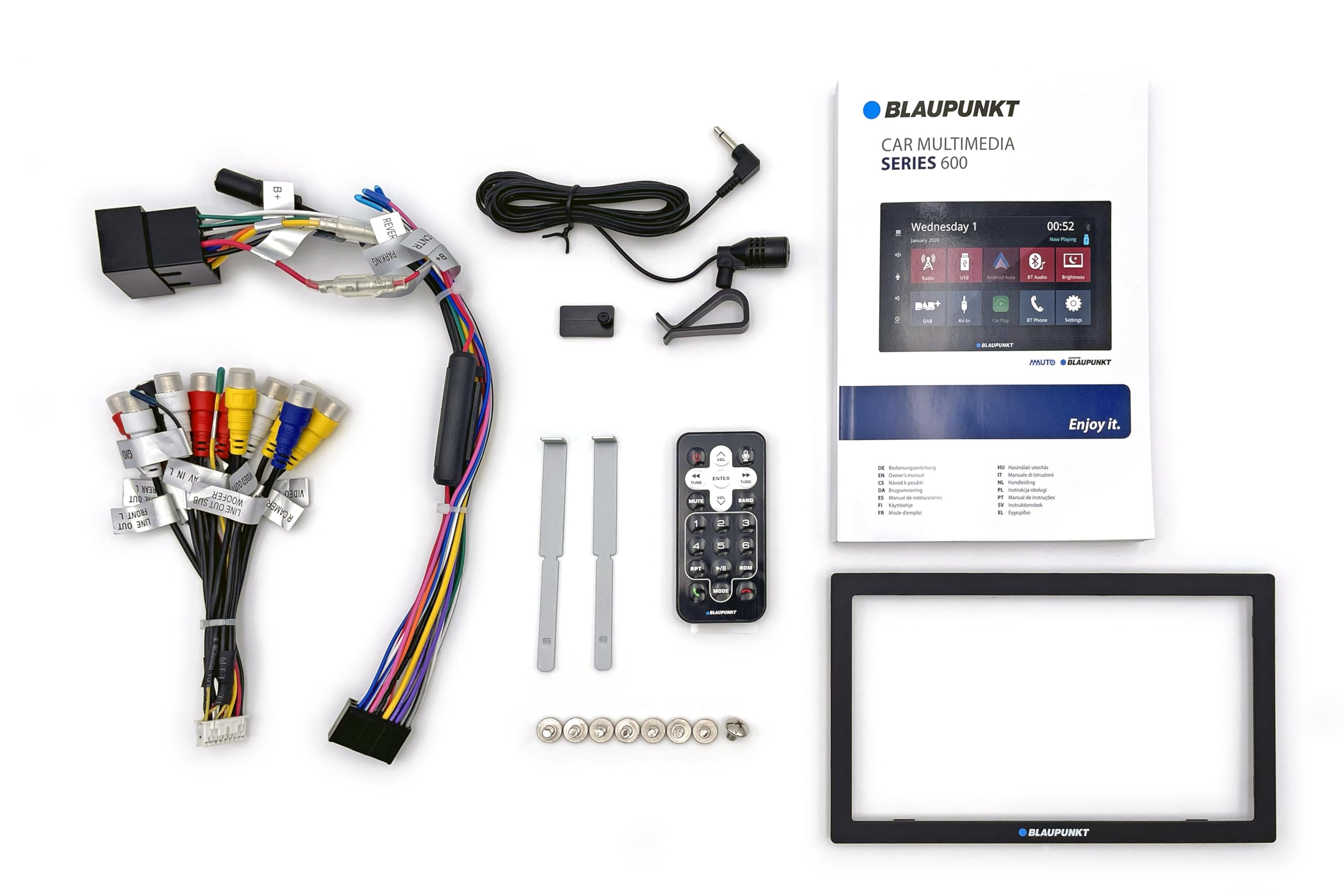 Blaupunkt Rotterdam 600 Dab radio samochodowe MP3 z ekranem dotykowym, Bluetooth, USB/CarPlay