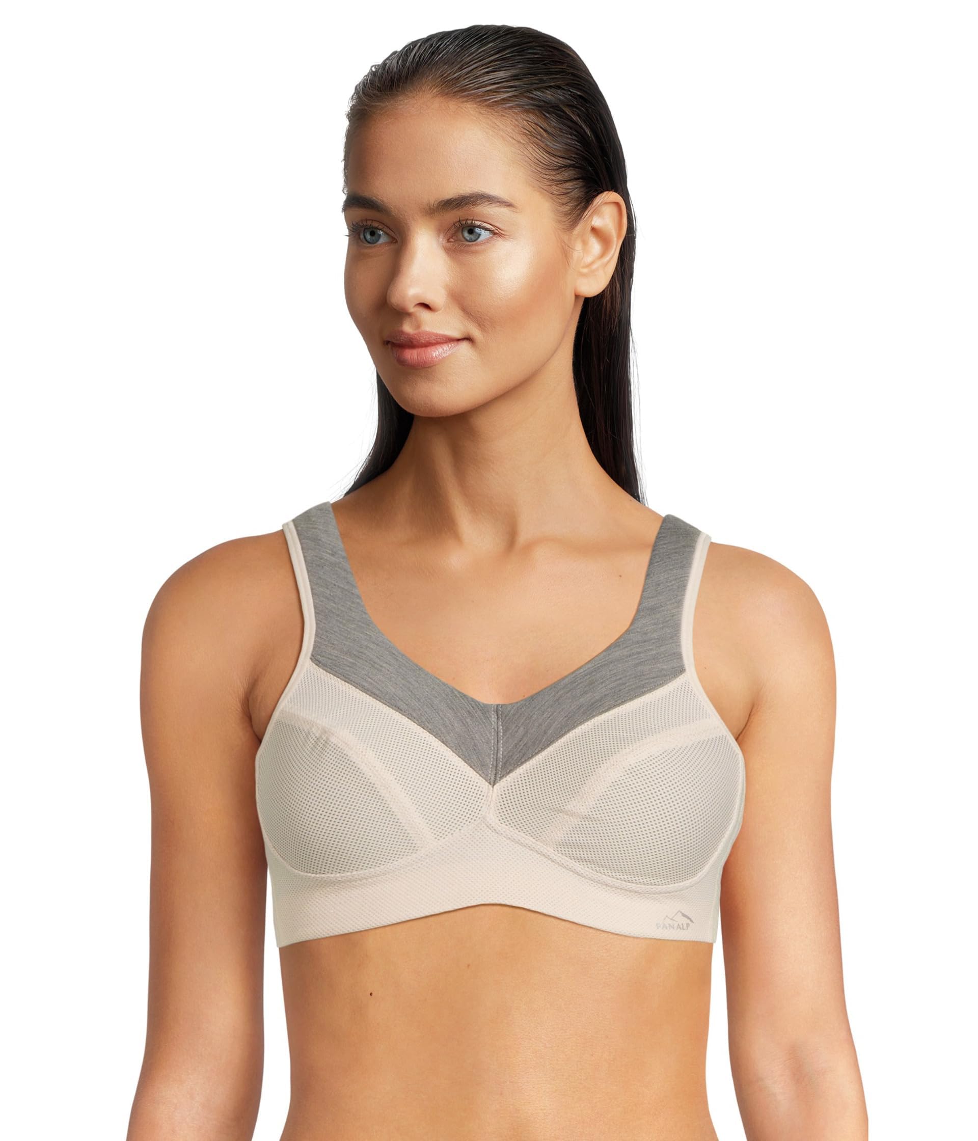 Anita Womens Panalp Merino Wool Wicking Sports Bra 5555, Smart Rose/Melange, 38F