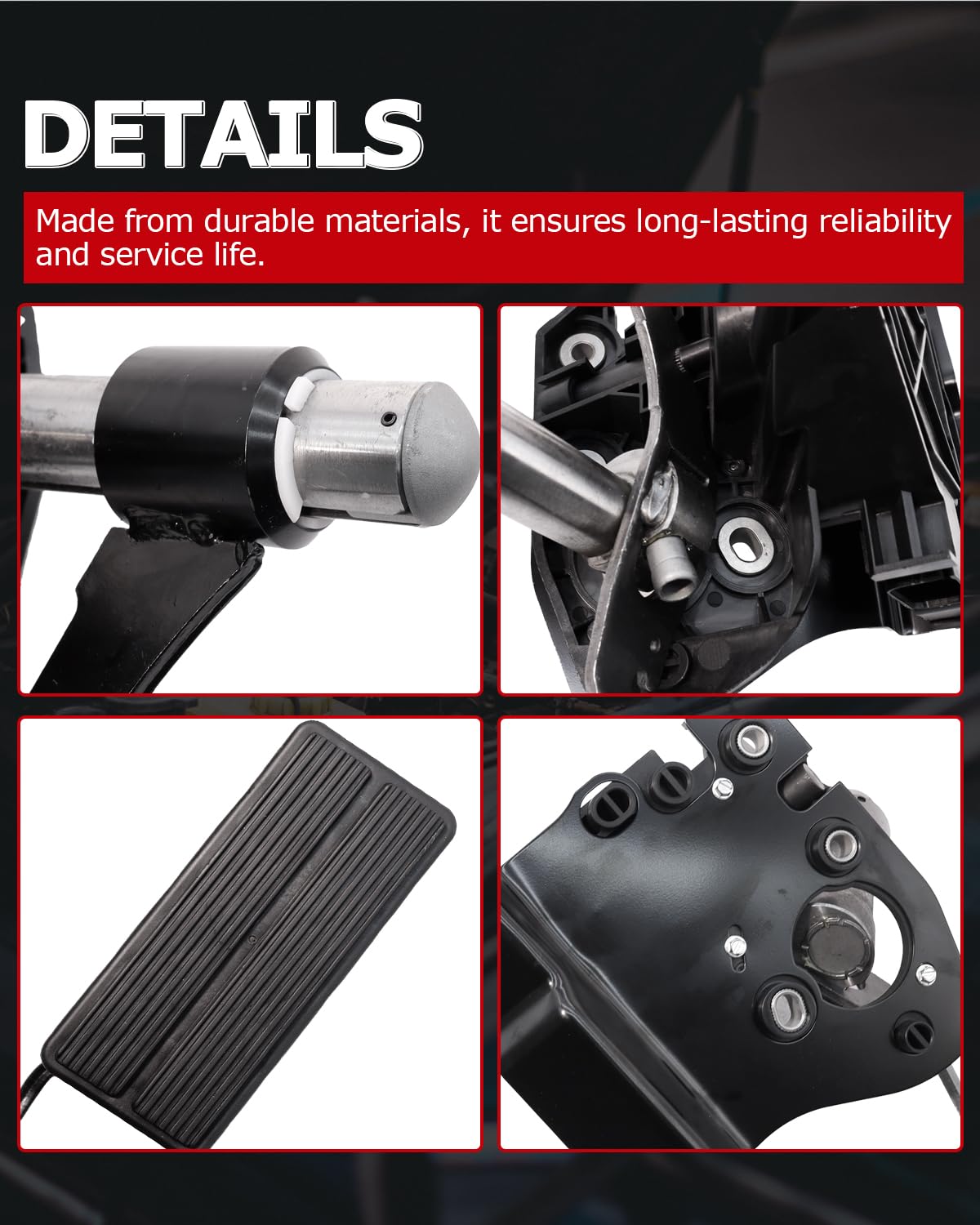 1ST Accelerator Pedal with Position Sensor Replacement Compatible with Ford Excursion F-250 F-350 F-450 F-550 Super Duty 2003-2005, Replaces OE: APS109 699121 3C3Z9F836BA