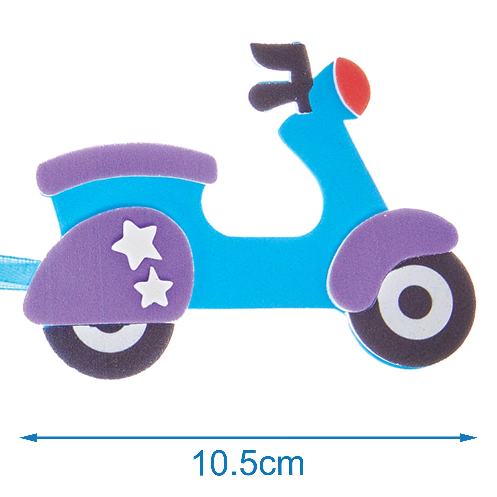 Baker Ross FN077 Moped Mix & Match Bookmark Kits - Pack of 8, World Book Day Kits, Bookmark Making for Kids - Image 3