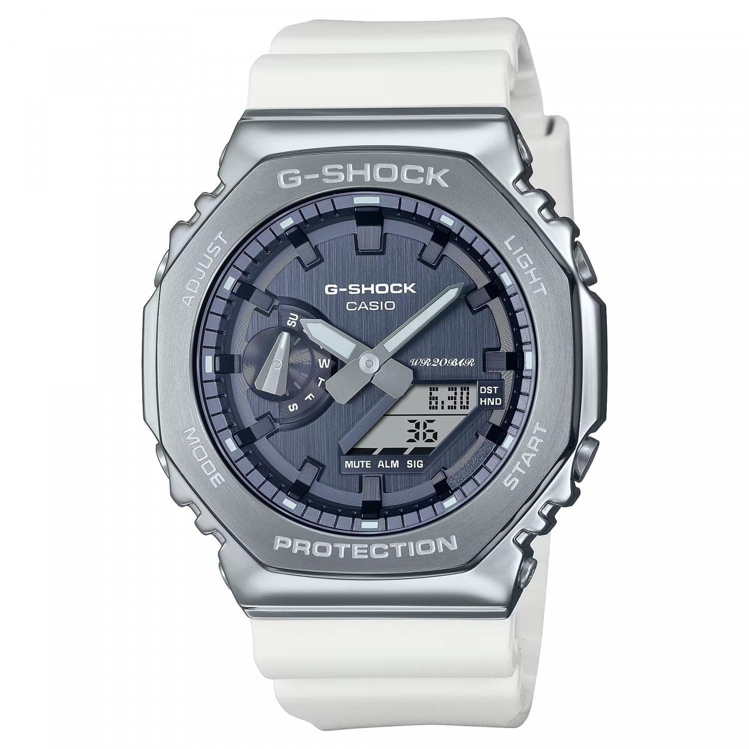Casio G-Shock Classic GM-2100WS-7AER Reloj digital para hombres Con alarma