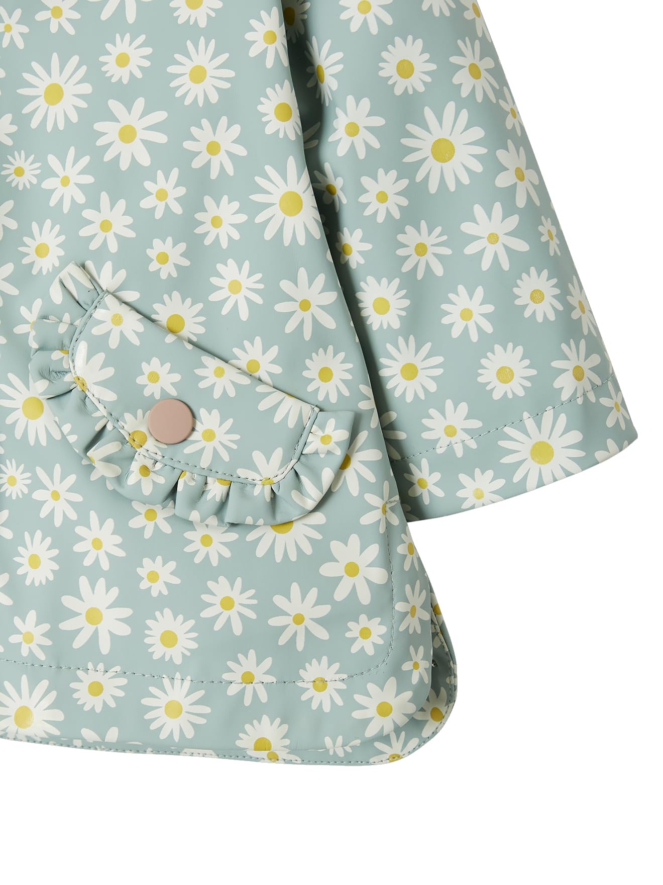 VERTBAUDET Ciré bébé fille à capuche vert céladon imprimé 12M(74CM)