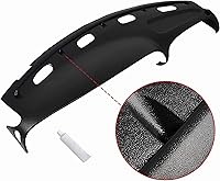 Vista 9 de ECOTRIC Cubierta de Tablero Compatible con Dodge Ram 1500 1998-2001/Dodge Ram 2500 3500 1998-2002, Cubierta Negra para Tablero