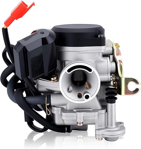 Carburador 49cc 50cc para Scooter GY6 Compatible con Ciclomotor Taotao de 4 Tiempos Carburador 18mm de Gran Calibre 139QMB 139QMA PD18J Motores para