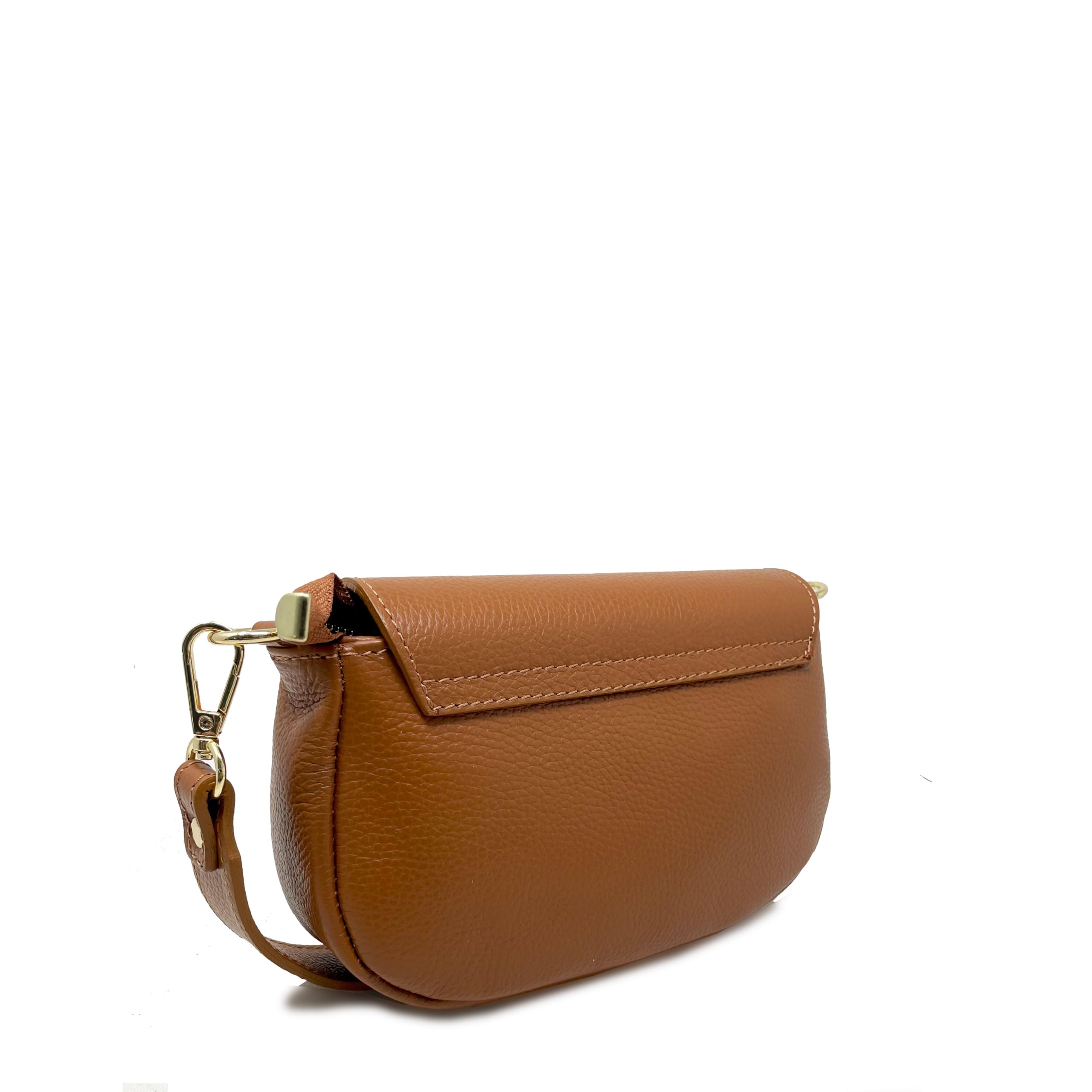 Chicca Borse Borsa Clutch Borsetta Elegante con Tracolla da Donna in Pelle