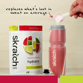 Skratch Labs | Sport Hydration Powder Drink Mix | 20 Servings | Electrolyte Powder Exercise, Endurance and Performance | Non-GMO, Vegan, Gluten Free (Raspberry Limeade)