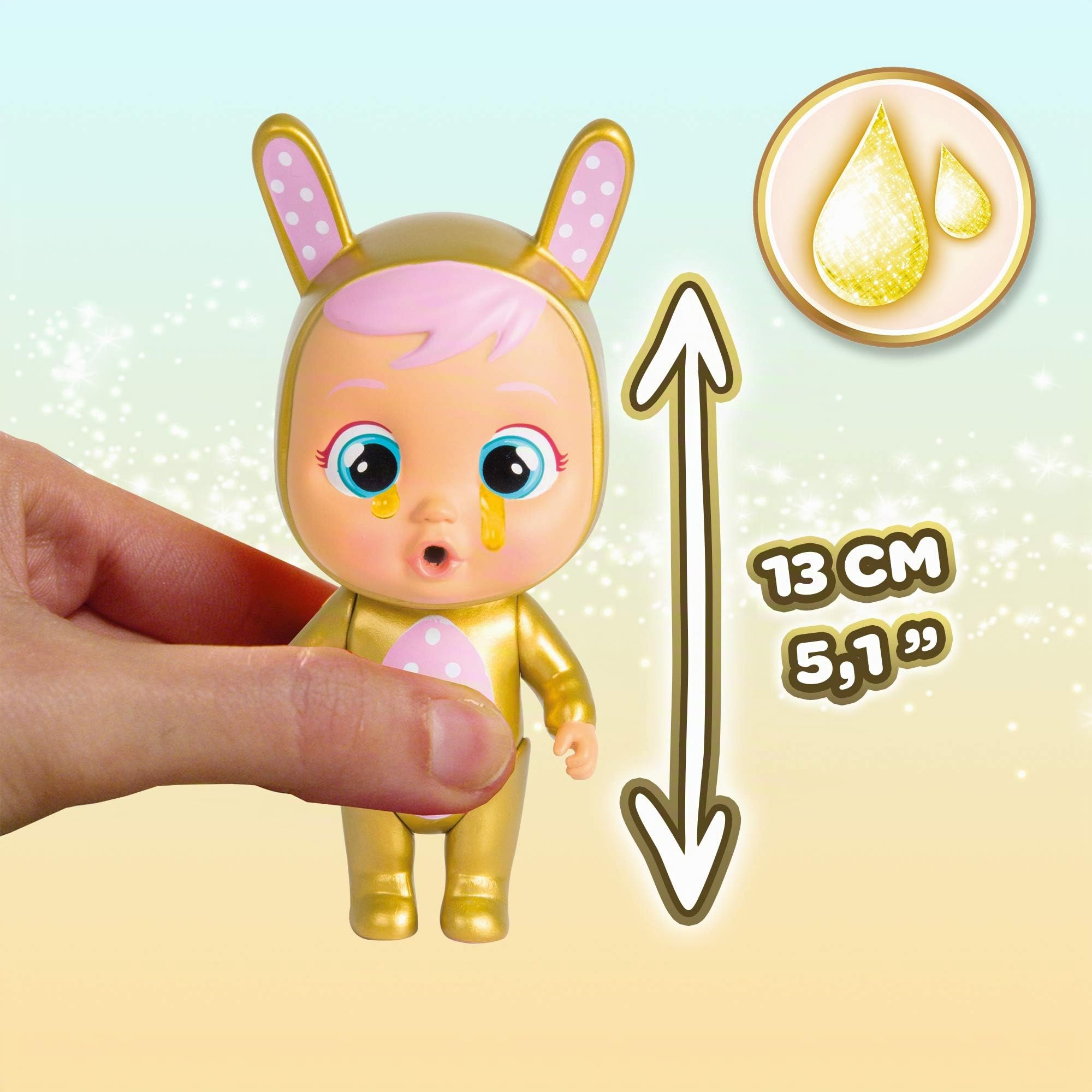 IMC Toys Cry Babies Magic Tears Golden Edition Giocattolo, Colore Parecchi, 13 cm, 94438