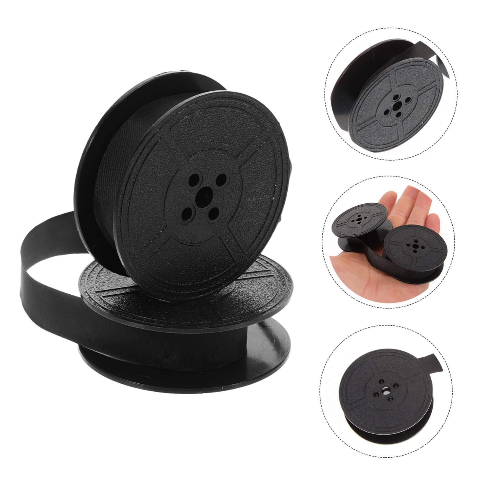 Ruban de Rechange pour Machine à Écrire en Nylon Noir