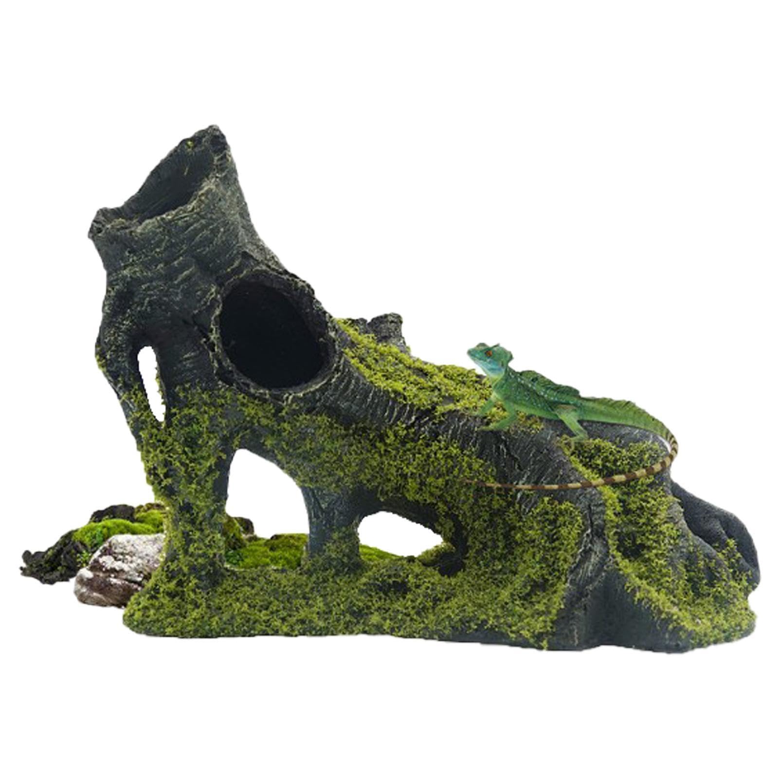 Kuxiptin Plantas de Acuario, decoración de Madera Flotante | Tronco de árbol de decoración de raíz de árbol de Madera de Tanque de Tortuga,Decoración de terrario con Ramas de Madera Maciza para