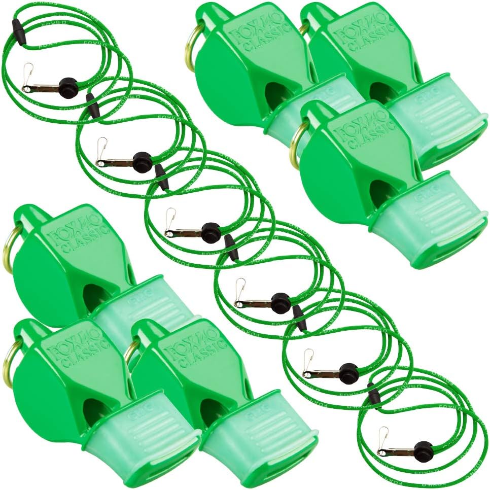 Fox 40 Classic CMG w/Breakaway Lanyard 6 Pack