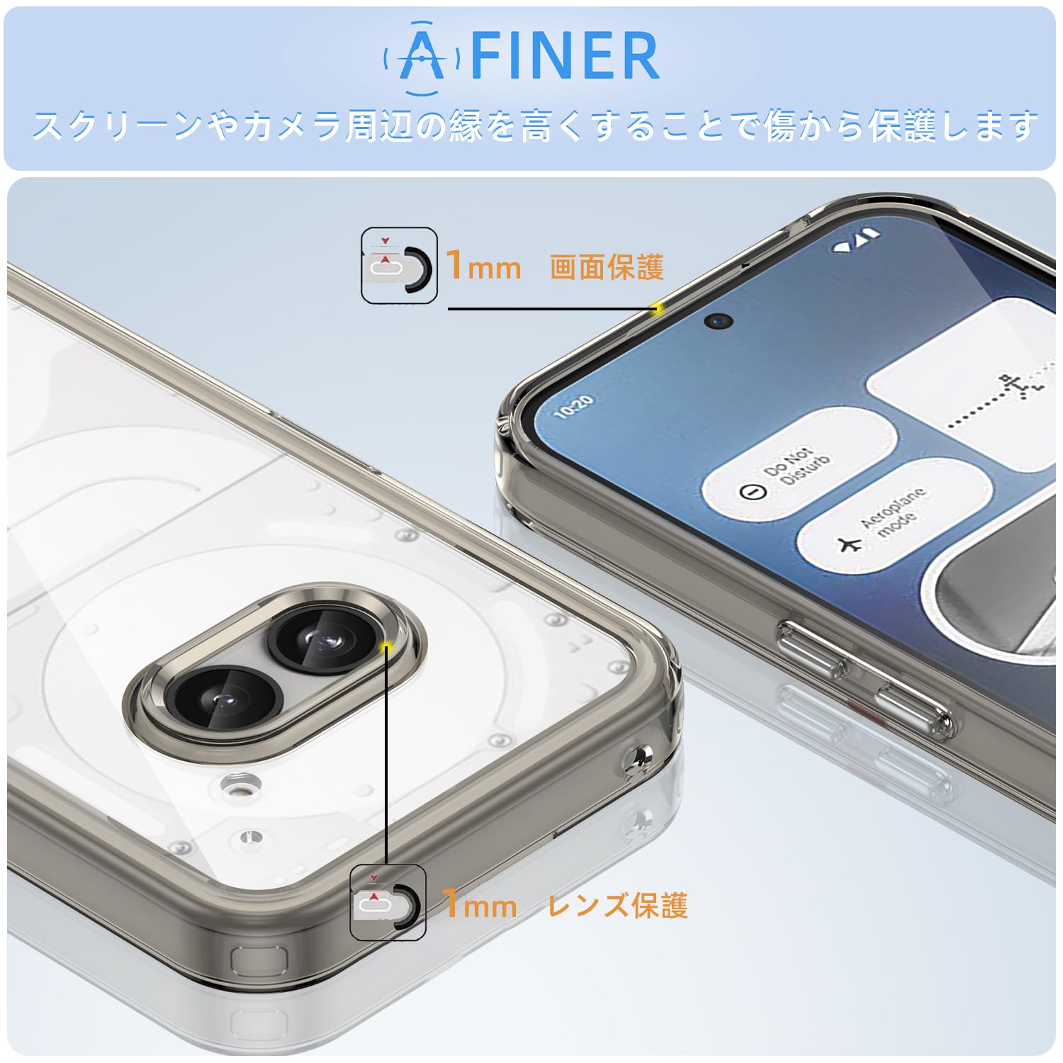 Amazon.co.jp: Nothing Phone 2a ケース『AFINER』新型 軽量 超薄型