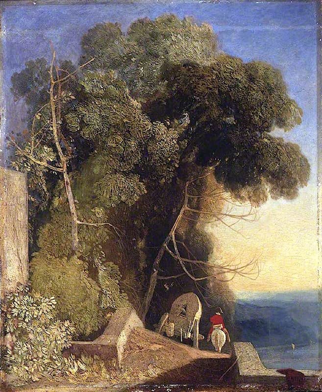 Lienzo El vagón de equipajes de John Sell Cotman de 60x90cm para renovar paredes vacías