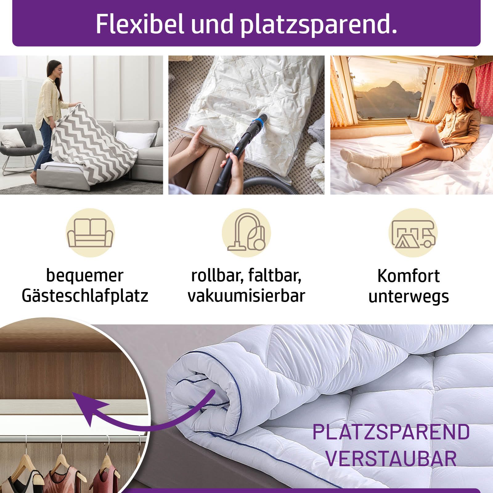 Matratzen Topper Jacquard | 7 Größen | 80x200cm - 180x200cm | 7cm Dicker Matratzentopper | Beste Luftzirkulation temperaturregulierend Maschinenwaschbar | Öko-Tex | Boxspringbett | 180x200cm