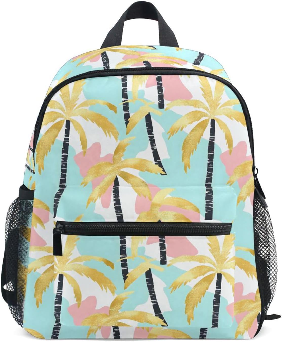 Small Kids Backpack Palm Tree Print for Kindergarten Nursery Boys Grils Size S