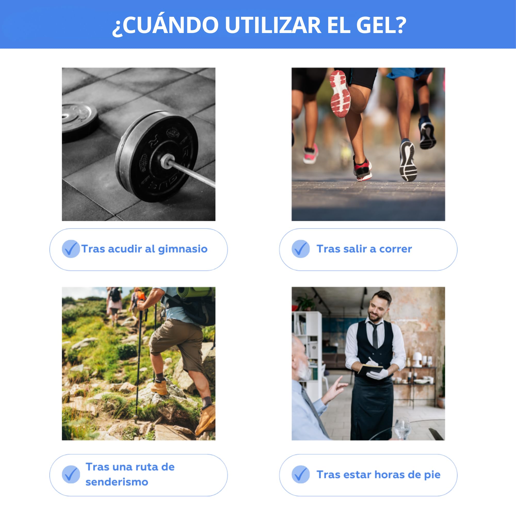 KOSEI - GEL RELAX | Gel Frio Piernas Cansadas Alivio Inmediato | Reduce Dolor de Piernas y Pies | Mejora la Circulación | Combate Celulitis, Varices y Grasa | Contiene Aloe Vera - Acción calmante