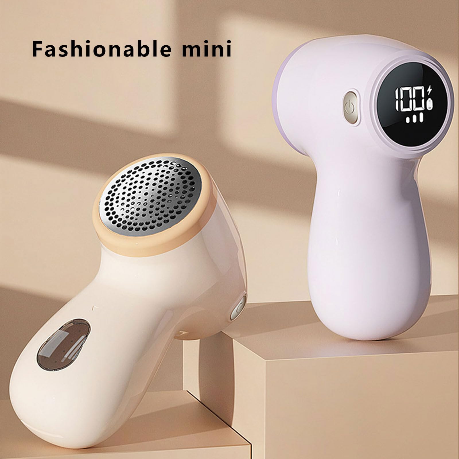 Rasoio portatile per rimuovere pelucchi, ricaricabile, con 3 velocità, schermo digitale, ampio spazio di archiviazione, design a 6 lame, per vestiti, mobili e biancheria da letto