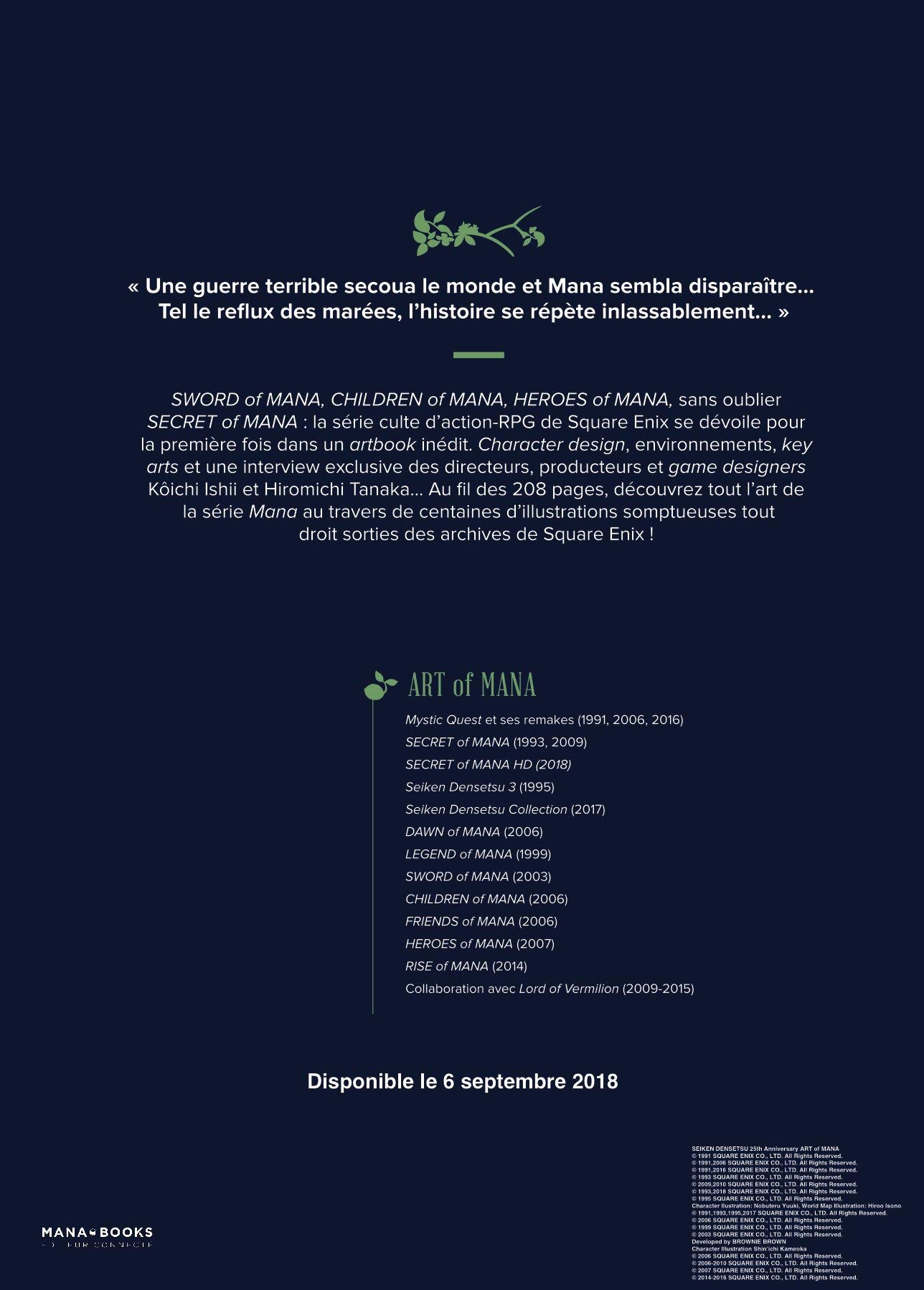 Art of Mana: La bible visuelle ultime