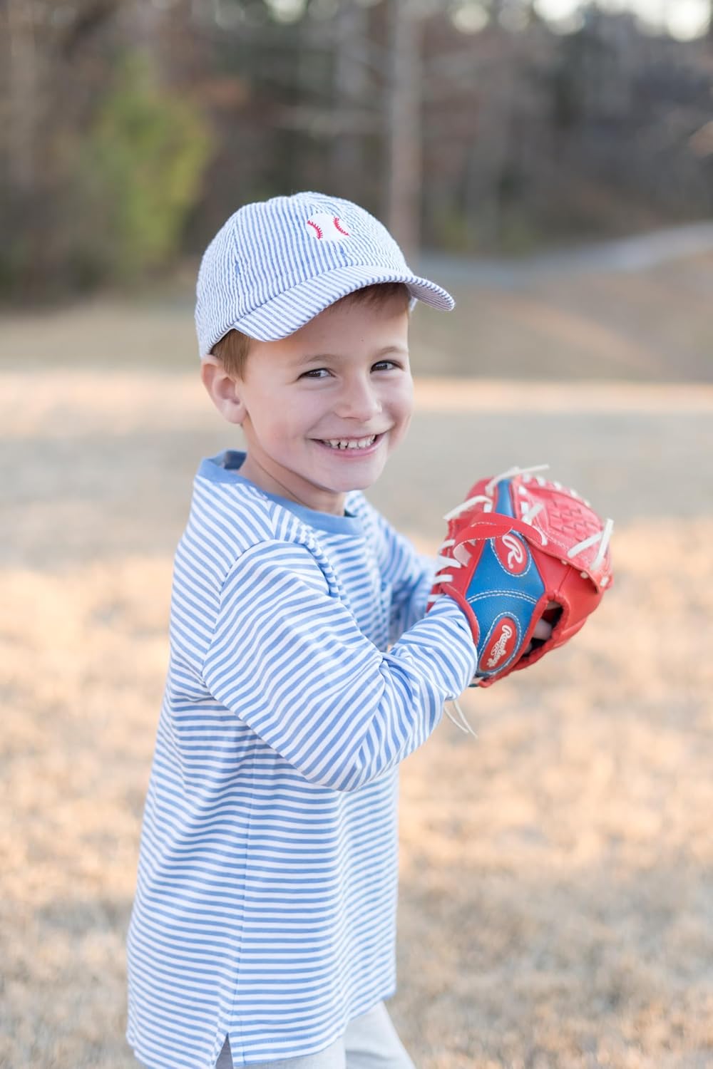 Wee Ones Boys' and Girls' Baseball Caps, Spring and Summer Ready, Stylish and Breathable Kids Hat