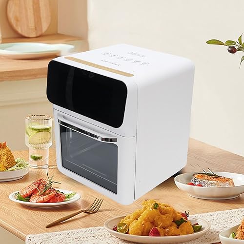 Miniatura 6 de TOPINCN Freidora de aire horno tostador de acero inoxidable antiadherente freidora digital de gran capacidad multifuncional aparato de cocina con