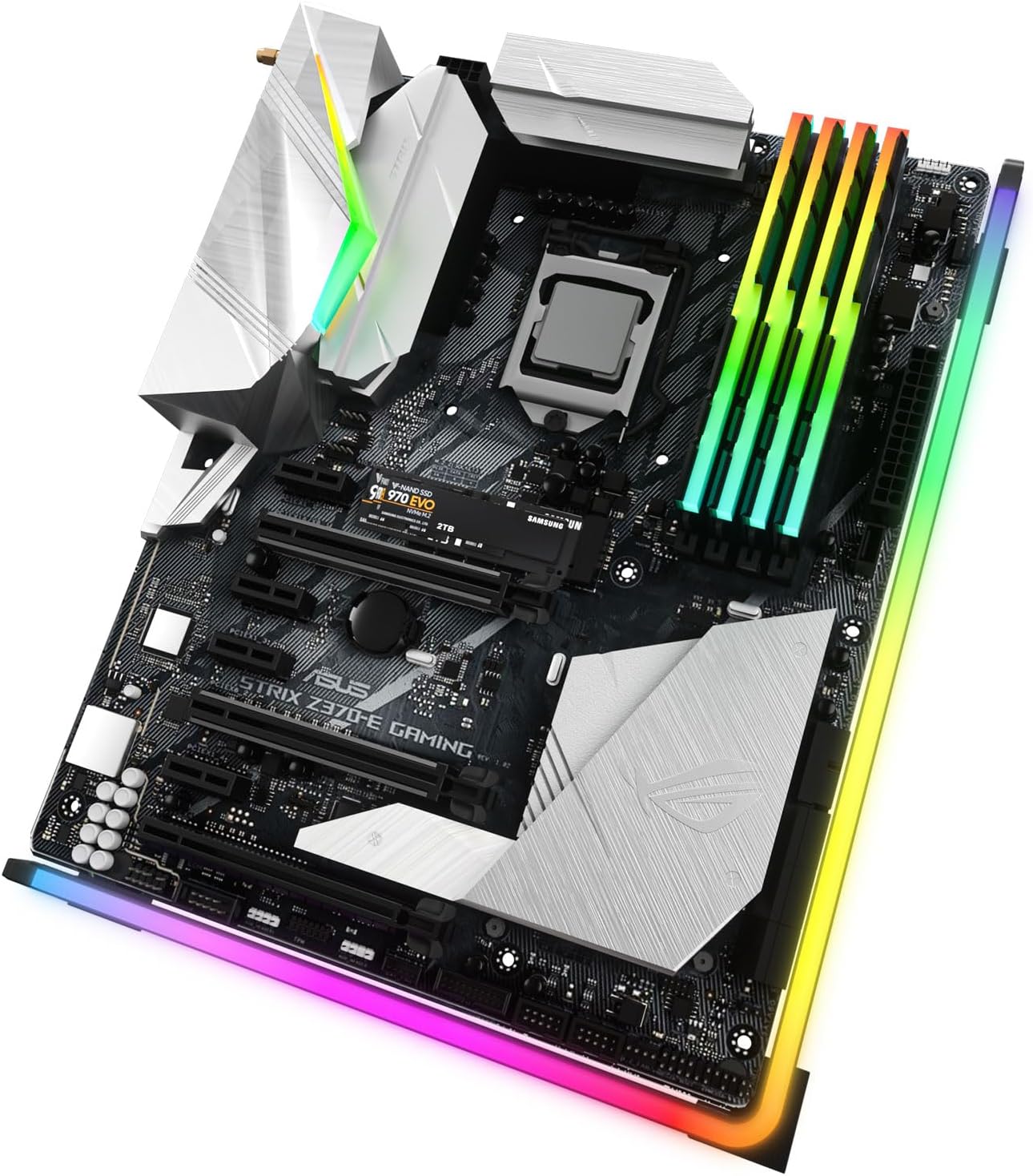 Vetroo LED Strip for PC, 21.7-inch 5V 3-Pin ARGB Light Bar, Chassis Lighting for Aura SYNC, Gigabyte RGB Fusion, MSI Mystic Light Sync with 8 Bracket