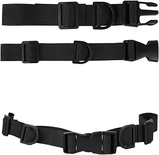2 Pcs Backpack Chest Strap Add on, Black Sternum Straps for Backpacks with Quick Release Buckle, Removable Adjustable Universal Back Pack Front Strap