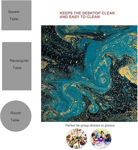 Vista 20 de Mantel Bohochic Redondo para Mesa de 4 Sillas de tela para decoración del hogar, cena, 30 x 30 pulgadas