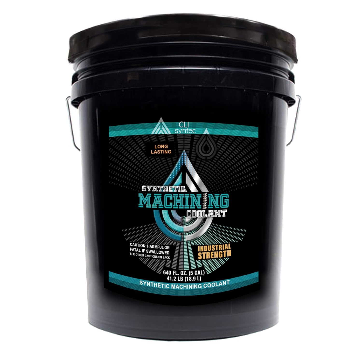 Premium Synthetic Machining Coolant - 640 FL. OZ. (5 Gallon) Cutting/Grinding/Sawing, Industrial Strength, Made in The USA