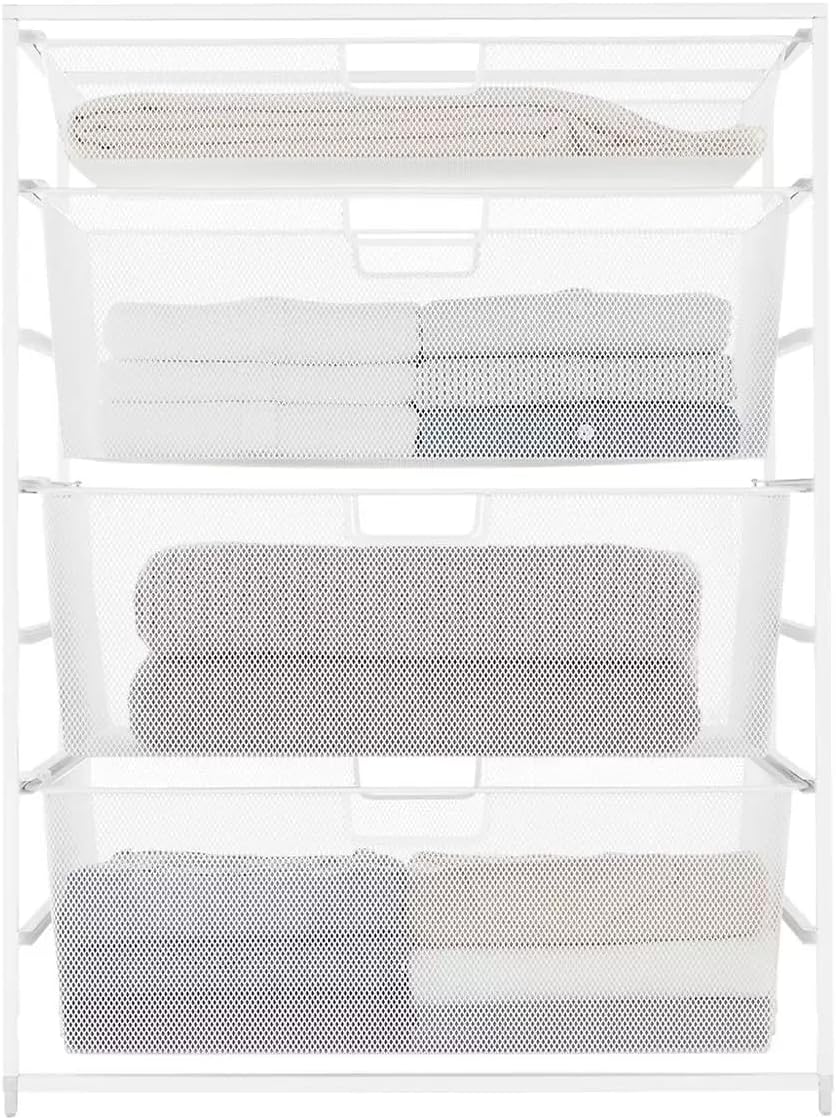 The Container Store Elfa Wide Drawer Solution (White