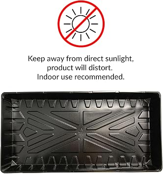 Jiffy Seed Starter Tray with Humidity Dome - Lightweight Propagation - 10 Pack - Plastic