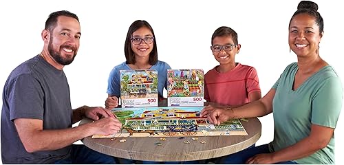 Miniatura 6 de Cra-Z-Art - RoseArt - Coleccionista de rompecabezas - Señora pintada - Rompecabezas de 500 piezas