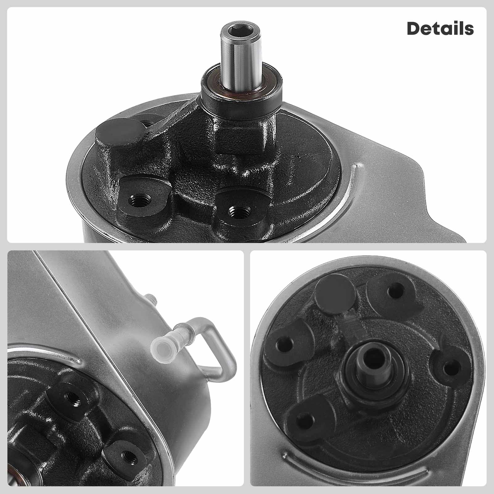 OE Fit Power Steering Assembly ALADICHE Power Steering Pump With Reservoir - For GM Trucks & SUVs 2002-2007 Hummer H2 Steering Pump