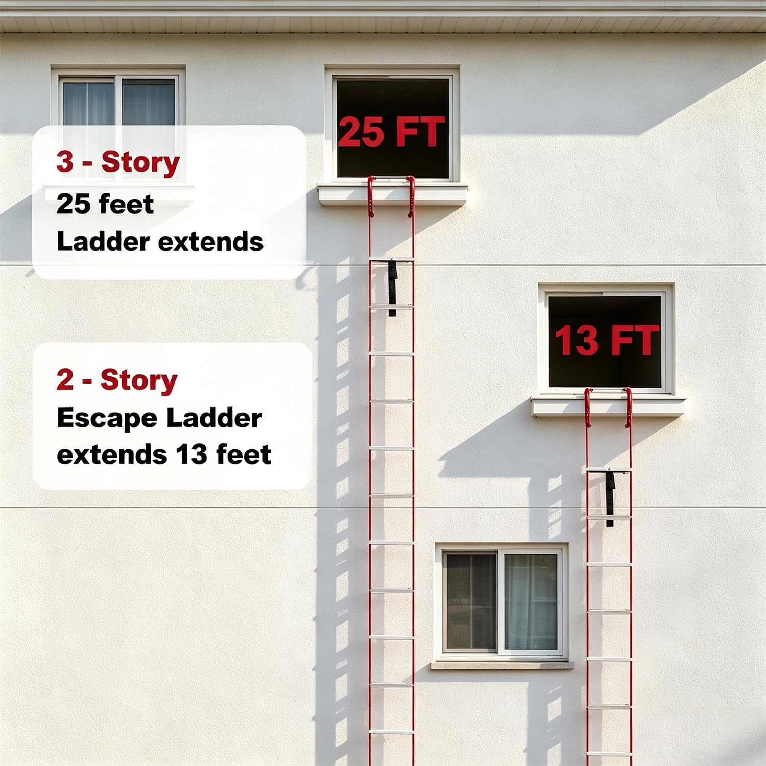 Emergency Fire Escape Ladder - 13 Feet -3 Emergency Fire Escape Ladder - 13 Feet -3