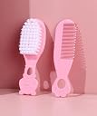 The Cheeky Kidzz Baby Soft Bristles Hair Comb And Rounded Tip Hair Brush For Babies Sensitive Skin Care Grooming BPA Free (PATTERN 106) gallery image