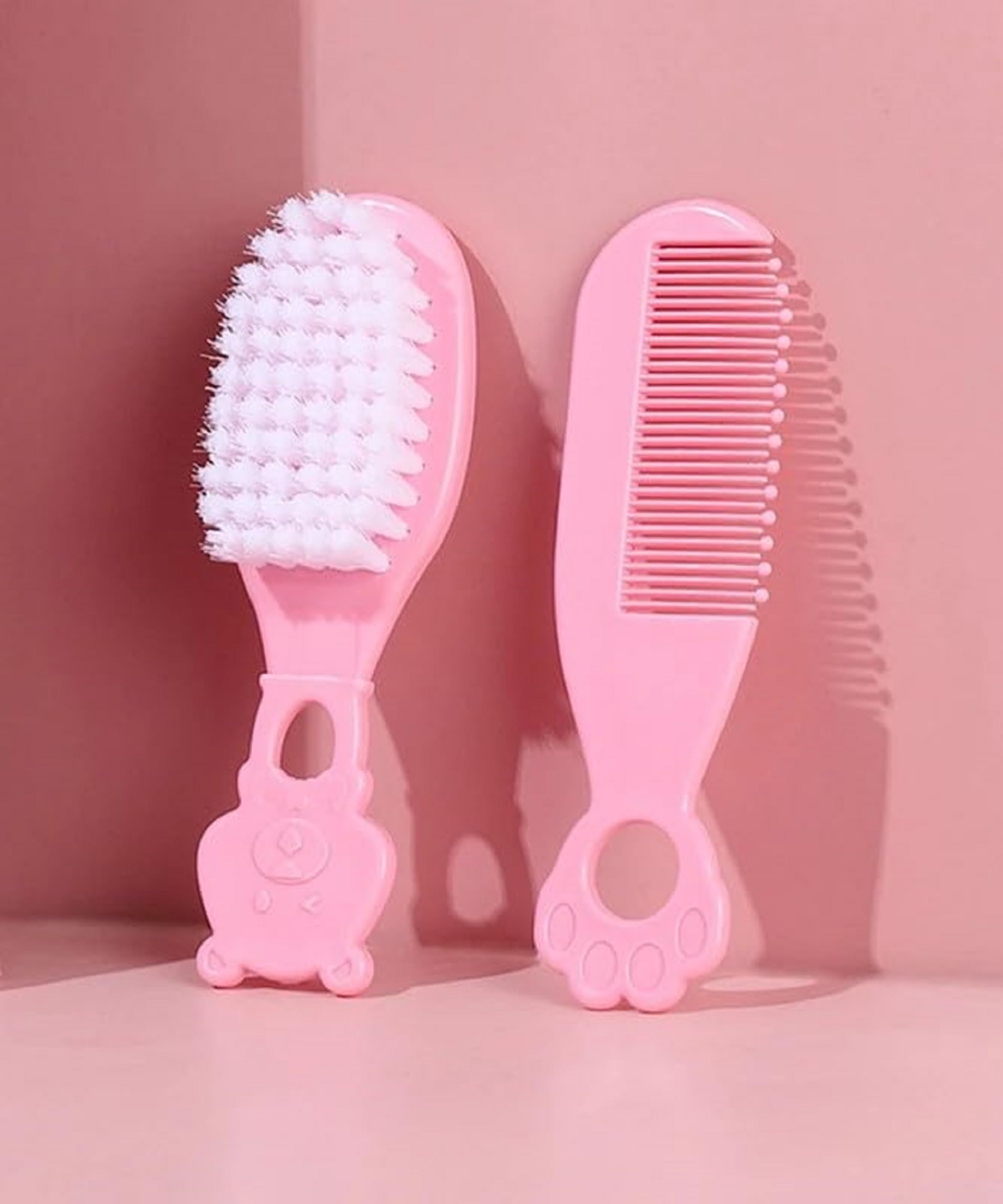 The Cheeky Kidzz Baby Soft Bristles Hair Comb And Rounded Tip Hair Brush For Babies Sensitive Skin Care Grooming BPA Free (PATTERN 106)-image-39
