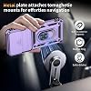Funda para Google Pixel 8 de Vinve, con Cubierta Deslizable para Lente, Protector de Pantalla HD, Protección contra Caídas Nivel Militar, Anillo Magnético Giratorio y Soporte, Protectora (Lavanda) 7