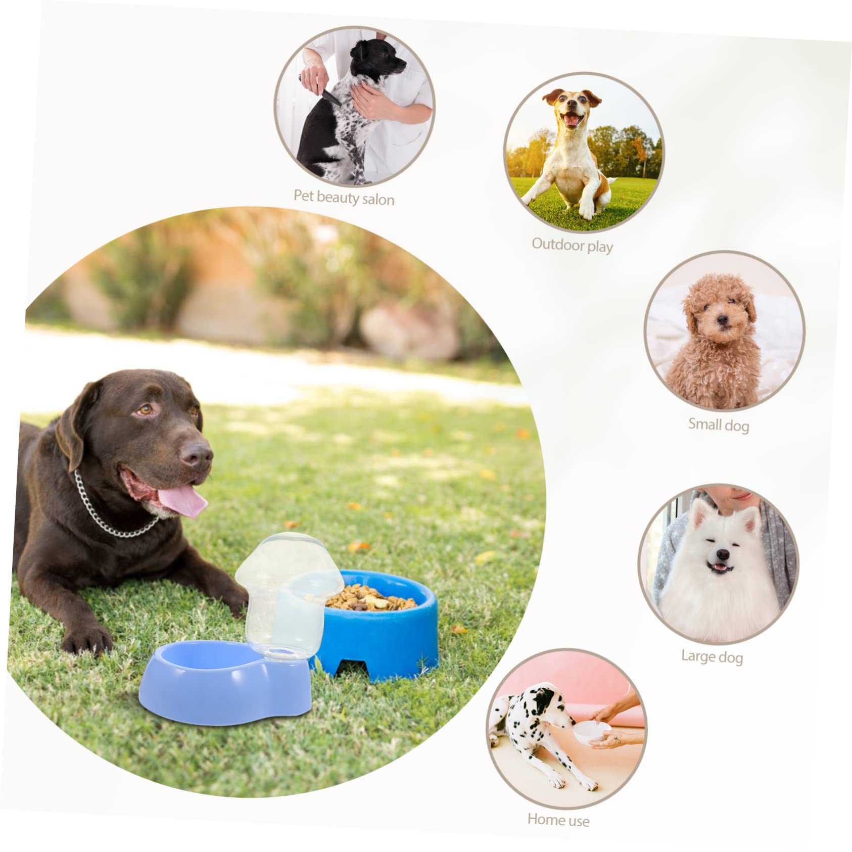 HAPINARY Automatic Pet Water Feeder Dog Bowl Water Fountain Pet Drinking Tool Compact Design