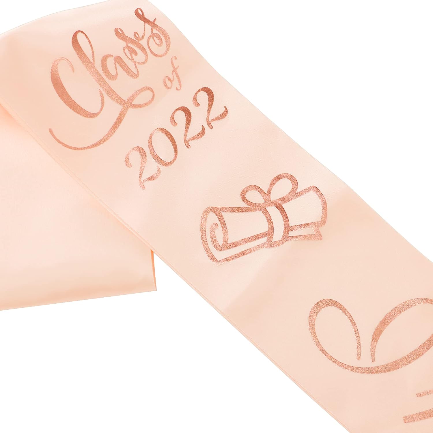 GraduationMall Class of 2022 Graduation Sash with Glitter Letter Ideal for Graduation Party