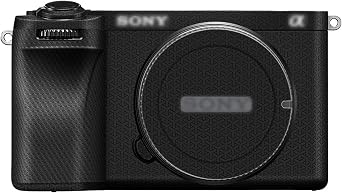 A6700 Camera Body Skin, Anti-Scratch Anti-Wear Camera Body Skin Cover Protector Film for Sony Alpha A6700 Camera Protective Decoration Sticker - Woven Black