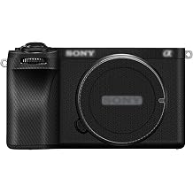 A6700 Camera Body Skin, Anti-Scratch Anti-Wear Camera Body Skin Cover Protector Film for Sony Alpha A6700 Camera Protective Decoration Sticker - Woven Black