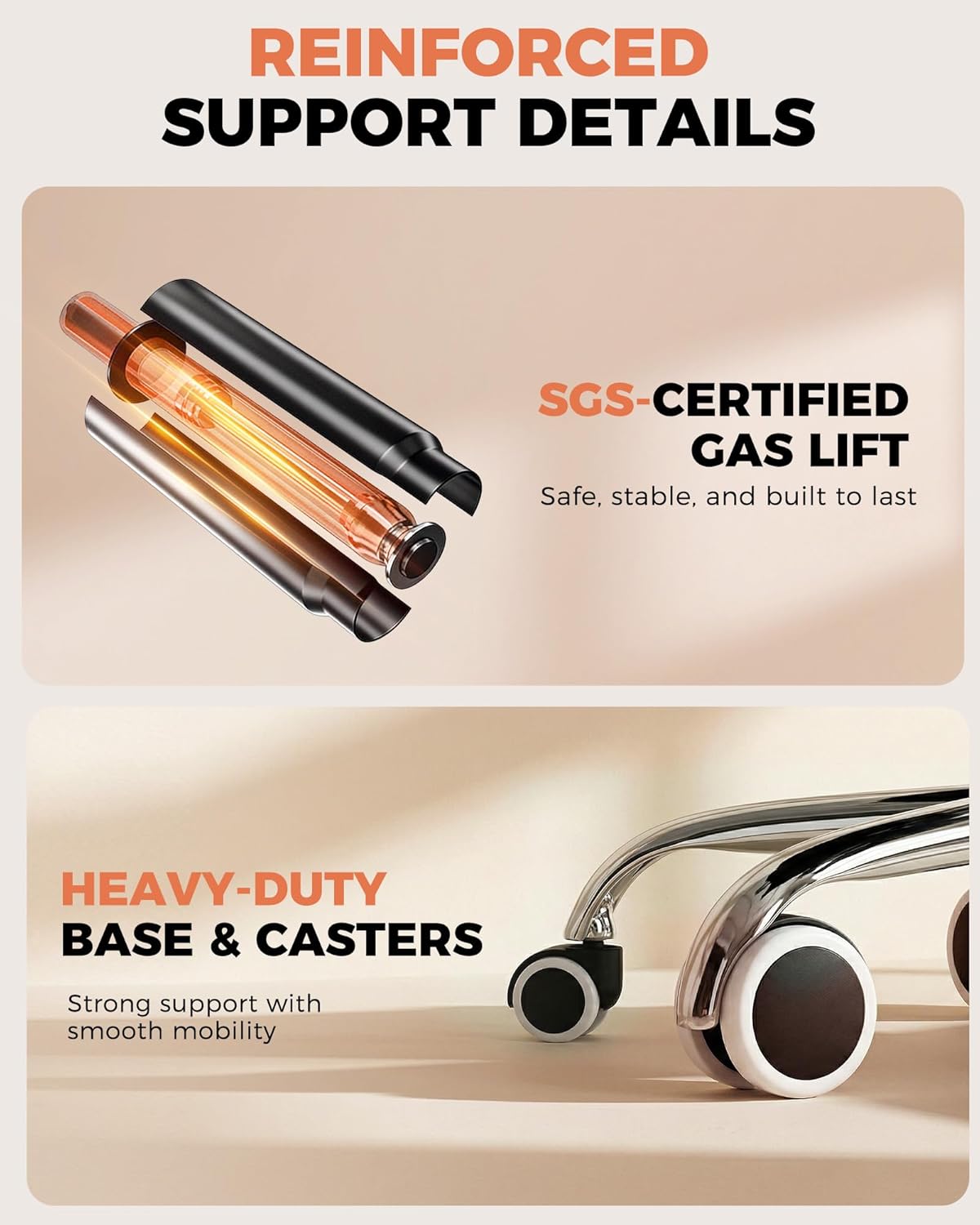 GTPLAYER Big and Tall Office Chair 400LBS Wide Ergonomic Gaming Chair with Deluxe Embossing Designed Leather with Foot Rest,150°Reclining Adjustable Soft Armrests Pocket Spring Back Support and Pillow