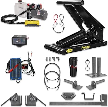 PH616-5 Hydraulic Scissor Hoist Kit, 8 Ton 16000 lb for 12-16 ft Dump Beds, Deluxe Kit